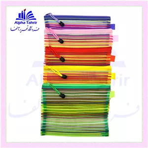پوشه توری زیپ دار سایز A4