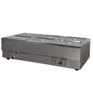 هات بن ماری رومیزی صنعتی ۶ لگن