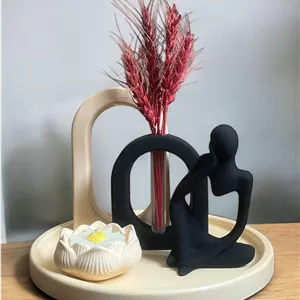 گلجا استند شات شمع مجسمه متفکر(دکوری‌۵تیک)