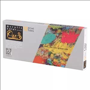 رنگ اکریلیک پارس 12 رنگ مدل Artistic
