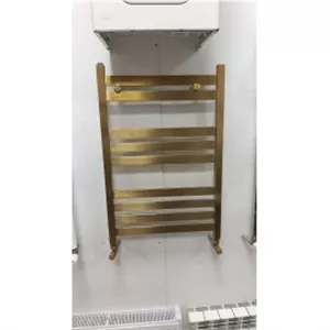 حوله خشک کن استیل طلایی مات و براق فلت 75 سانت