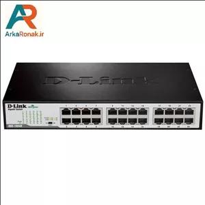 سوییچ 24 پورت گیگابیتی،غیرمدیریتی ودسکتاپ(دی-لینک)مدل DGS-1024D
