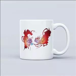 ماگ سرامیکی فاینال فانتزی طرح دیجیتال آرت کد 00502