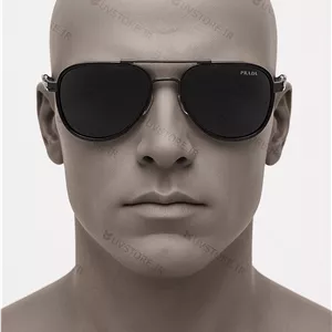 عینک آفتابی برند پرادا مدلP0567 کد PR3 استاندارد یووی400