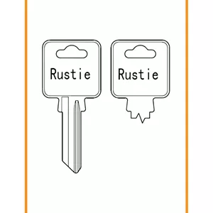 65c کلید RUSTIC