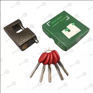 قفل کتابی ایساتیس چدنی دوبل چکشی