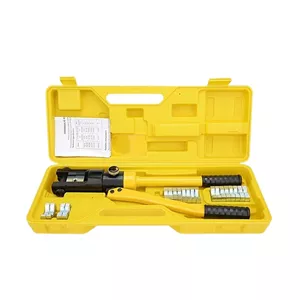 پرس کابلشو مدل هیدرولیک کد YQK-300 سایز 20 اینچ به همراه قالب مجموعه 11 عددی