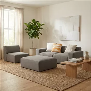 مبل ال 4 تکه 5 نفره تولیدی نیومبل مدل پازلی کد 1265 نیومبل