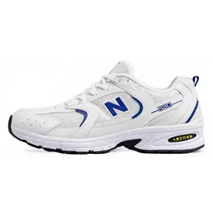 کتونی اسپرت نیوبالانس سفید آبی روشن مردانه