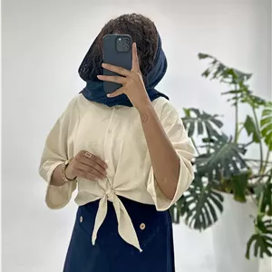 شومیز کراپ كد SI008 برند ردا