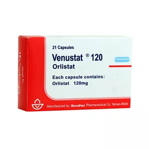 کپسول اورلیستات 120 ونوستات ابوریحان بسته 21 عددی