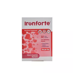 کپسول آیرون فورت آرین سلامت سینا بسته 32 عددی