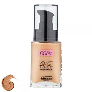 کرم پودر مایع SPF 10 گاش مدل Velvet Touch شماره 403 مناسب انواع پوست حجم 34 میلی لیتر