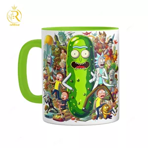 ماگ ریک و مورتی Rick and Morty دسته رنگی کد 9185