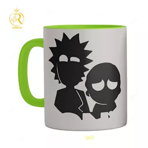 ماگ ریک و مورتی Rick and Morty دسته رنگی کد 9191