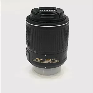 لنز مدل AF-S DX NIKKOR 55-200mm f/4-5.6G ED VR II (دست دوم، مشابه آکبند)