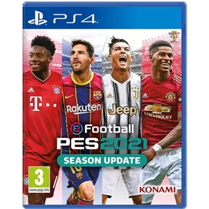 دیسک بازی PES 2021 برای پلی استیشن 4 استوک با جلد