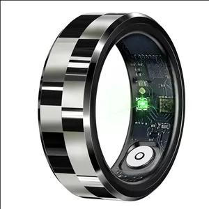 انگشتر هوشمند سلامتی ، استیل ضدآب R09شارژر باکس رایگان