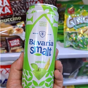 نوشیدنی آب جو بدون الکل باواریا با طعم سیب