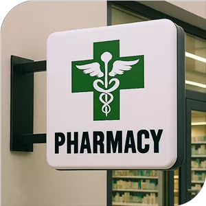 لایت باکس مربع وکیوم(دوطرفه)