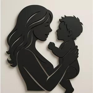 تابلو چوبی دیواری مناسب روز مادر با نوشته دلخواه