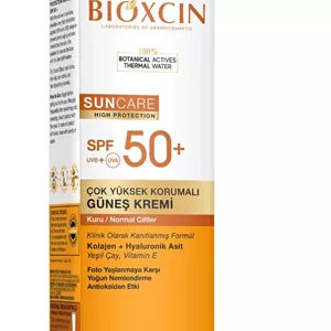 کرم ضد آفتاب و ضد لک بی رنگ بیوکسین BIOXCIN مدل lekeye egilimli ciltler با spf50 حجم 50 میل