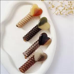 کش مو فنری سیم تلفنی مقاوم بدون فشار به سر – مناسب برای انواع موها