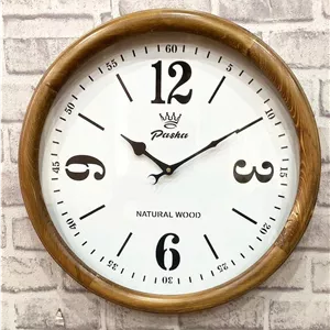 ساعت دیواری چوبی پاشا قطر ۵۰ کد ۵۰۳