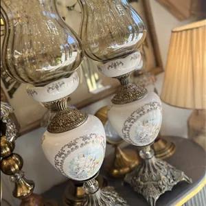 شمعدان جفتی طرح فرشته سرامیکی کد chm-fr01