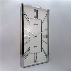 ساعت دیواری فلزی آرتمیس مستطیل عمودی کد ۲۰۲۸
