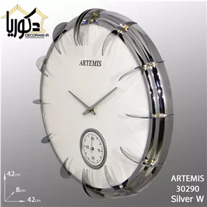 ساعت دیواری فلزی آرتمیس عدد برجسته کد ۳۰۲۹۰