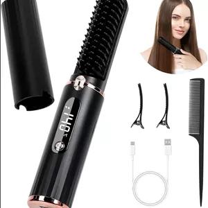 شانه حرارتی شارژی صاف کننده مو مدل jc-888