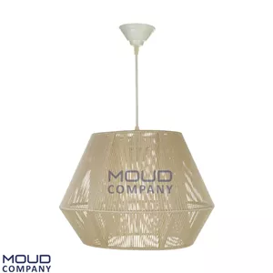 چراغ آویز الماس کوچک کرم مکرومه (موعود) فیلم تولید مشابه این محصول در توضیحات