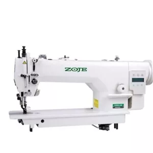 چرخ خیاطی دوپایه 12درجه دینام سرخود مدل ZOJE ZJ303CX-L or ZJ-303L-3CX-LBD دهنه پهن به همراه میز و پایه و اصلی و فابریکی و گارانتی طلایی شرکت نصر دوخت زوجی (پس کرایه)
