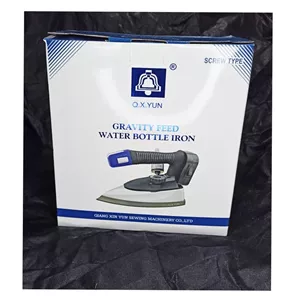 اتو سرمی اتو بخار مخزندار سرمی زنگوله QX-300LB 1600W کفی پهن و تک پیج جداشونده اصلی تکنولوژی کره با لوازم جانبی اصلی اکبند (پس کرایه)