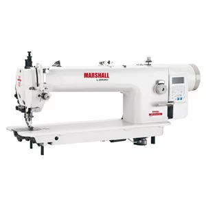 چرخ خیاطی صنعتی راسته دوپایه 12 درجه دهانه بزرگ مارشال مدلMarshall MR-413D1 با گارانتی طلایی اصلی شرکتی و میزو‌پایه و تمام لوازم و قطعات فابریکی و اصلی (پس کرایه)