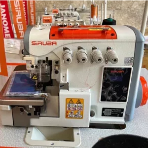 چرخ خیاطی صنعتی زیگزال یا سردوز 4نخ سیروبا Siruba S47Qe-514M-3-24 مدل **جدید 2026** همراه با میز و پایه اصلی و تمام قطعات و لوازم اصلی و فابریکی و گارانتی طلایی شرکتی (پس کرایه)