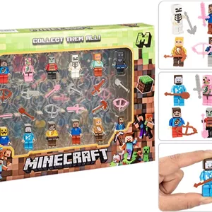 اکشن فیگور لگو ماینکرافت مجموعه 12 عددی MINECRAFT