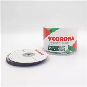 DVD دی‌وی‌دی خام کرونا CORONA با ظرفیت 4.7GB