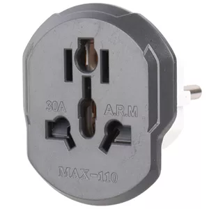 تبدیل 3 به 2 برق 32 آمپر MAX-110 با مغزی برنجی