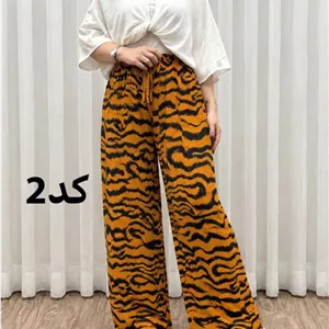 شلوار نخی  زنانه خارجی A7631