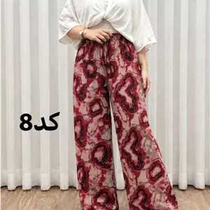 شلوار نخی  زنانه خارجی A7631