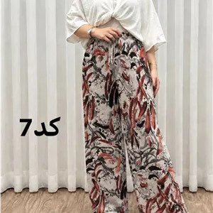 شلوار نخی  زنانه خارجی A7631