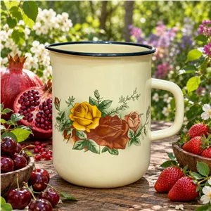 پارچ 2 لیتری لعابی روس گل سرخ 7721