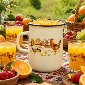 پارچ 2 لیتری لعابی روس خروس مزرعه 7720