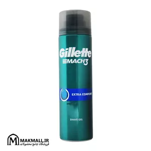 ژل اصلاح ژیلت مدل مچ تری اکسترا کامفورت مخصوص پوست حساس 200 میل | Gillette Mach3 Extra Comfort Shave Gel 200ml