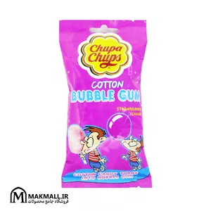 آدامس پشمکی چوپا چوپس توت فرنگی 12 گرم | Chupa Chups Cotton Bubble Gum Strawberry Flavour 12g