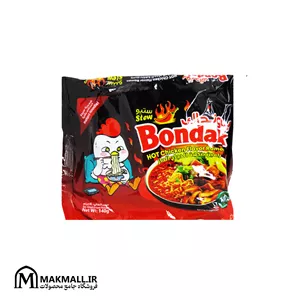نودل سامیانگ بونداک (استیو) با طعم مرغ تند 140 گرم | Samyang Buldak Stew Hot Chicken Flavor Ramen 140g