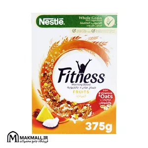کورن فلکس رژیمی فیتنس (Fitness) طعم میوه های استوایی 375 گرم | Nestlé Fitness Fruits