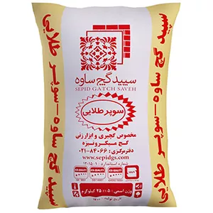 گچ روکار 25 کیلوگرمی سوپرساوه طلایی 